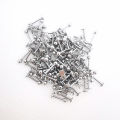 100pcs/lot Straight Curved Cirvular Captive Bead Ring Labret Barbell Nose Eyebrow Lip Ear Studs Stainless Steel Body Jewelry. 