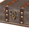 Treasure Chest Unique Box for Gift Keepsakes Adult. 