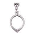12Pcs Tri-Clamp Steel Single Pin Heavy Duty Tri Clamp with Wing Nut for Ferrule TC with Silicone Gasket 2 Inch. 