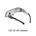 ENMESI V20 3D AR Smart Virtual Glasses 4K 200 Inch Max Screen VR All-in-One With Dual FHD Micro-OLED&0-500° Myopic Smart Lens.