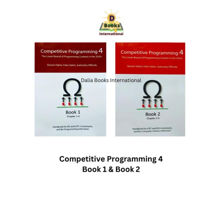 Competitive Programming 4 by Steven Halim (Book 1 & Book 2) | Daraz.com.bd