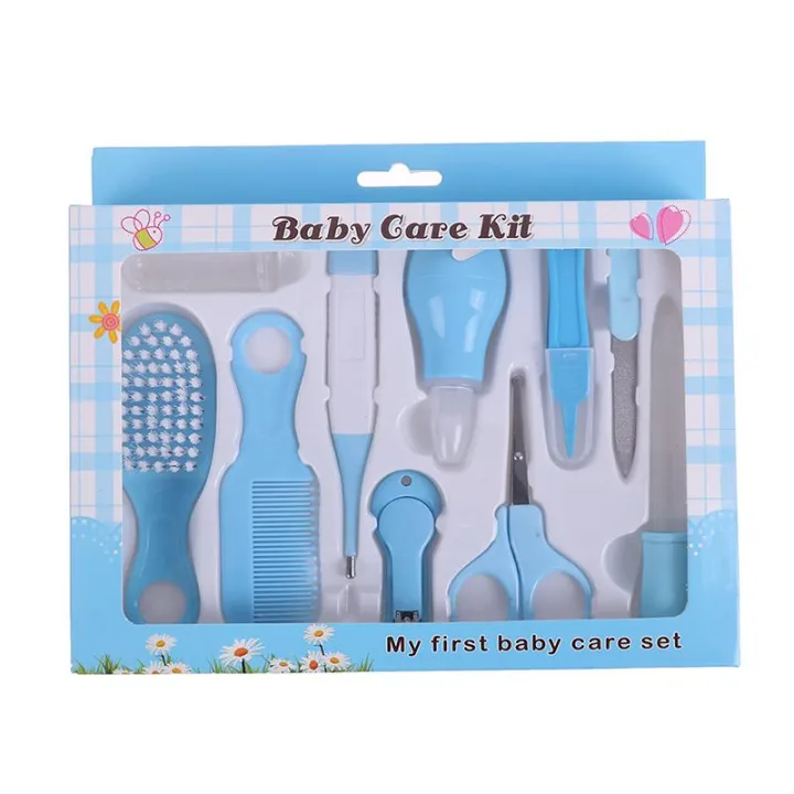10%20Pcs%20New-born%20Baby%20Kids%20Health%20Care%20Kit%20Set%20(%20Pink-Blue)%20-%20Image%202