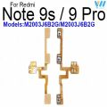 Power Volume Buttons For Xiaomi Redmi Note 9 10 11 Pro 4G 5G 9S 9T 10S 11S ON OFF Power Volume Side Button Keys Flex Cable Parts. 