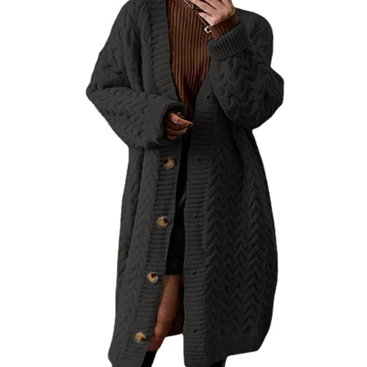 Sweater%20Cardigan%20Loose%20Thick%20Buttons%20Long%20Sweater%20Cardigan%20-%20Image%204