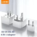 Ldnio_Z4- Universal Adapter Plug 6A Travel Adapter for UK- US -EU -AU- White. 