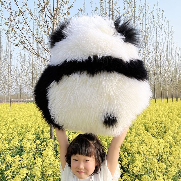 Throw%20Pillows%20Super%20Cute%20Angry%20Panda%20Back%20View%20100%25%20Wool%20/%20Artificial%20Wool%20Back%20Cushion%20for%20Bed%20Sofa%20Cushion%20Floor%20Cushions%20Cozy%20-%20Image%205