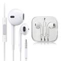 For iPhone 3.5mm Aux Jack Earphones Wire Stereo In-Ear earphone earpieces With Mic Wire Control for iPhone 6 6S Plus 5S SE.