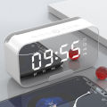 G10 Wireless Speaker 5.0 Loudspeaker Alarm Clock Radio W/ Mirror LED Display Supports TF Card AUX AUDIO Playback BT Speaker. 