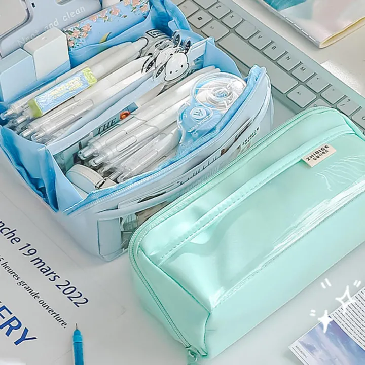 10%20Layers%20Pencil%20Case%20Stationery%20Storage%20Bag%20Pen%20Case%20Large%20Opening%20Pencil%20Pouch%20Transparent%20Pencil%20Bag%20Large-capacity%20Pen%20Bag%20Pen%20Bag%20-%20Image%202