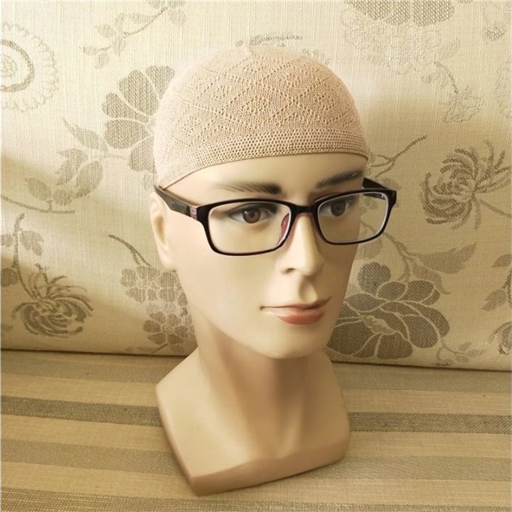 Gorro%20Beanie%20Hat%20Turkish%20Muslim%20Men%20Women%20Islamic%20Kufi%20Taqiya%20Takke%20Peci%20Skull%20Cap%20Prayer%20Saudi%20Arabia%20Black%20White%20Gray%20Knit%20-%20Image%203