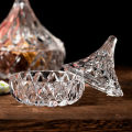 Nordic Style Mini Crystal Glass Jar with Lid - Decorative Storage.