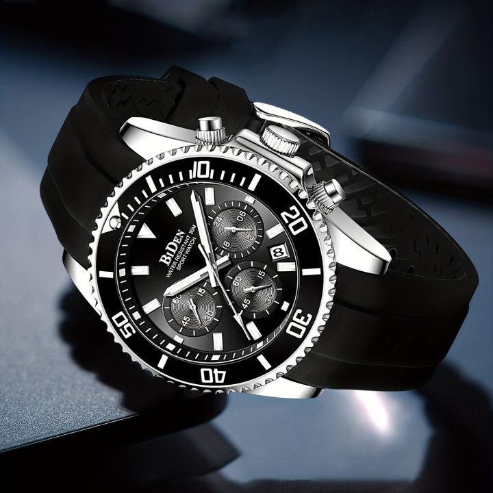 1pc%200324G%20Men's%20Casual%20Sports%20Watch%20Multifunctional%20Six%20Needle%20Silicone%20Strap%20Waterproof%20Quartz%20Watch%20-%20Image%206