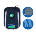 Aquariums Aquatic Accessories 220V 3W 5W Aquarium Air Pump Fish Tank Mini Silent Compressor Single Double Outlet Oxygen Pumps. 