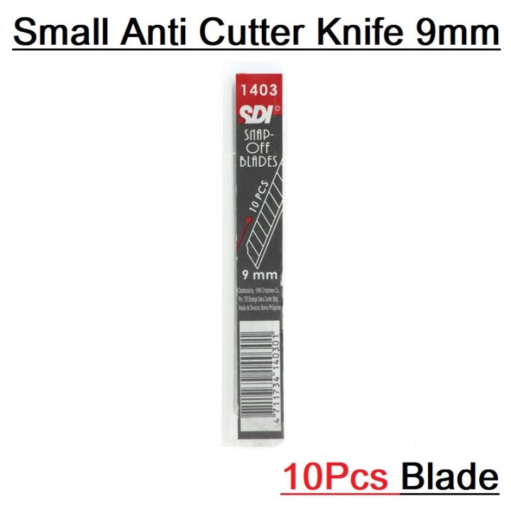 Anti Cutter Blade Small 9Mm 10 pcs