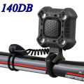 Rechargeable High Quality Light With Horn USB charging MTB Bicycle Road Bike Front Handlebar Electronic Dipper Horn.