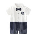 Newborn Romper Baby Boys Summer Clothes Infant Boy Gentleman Rompers Baby Cotton Soft Clothing.