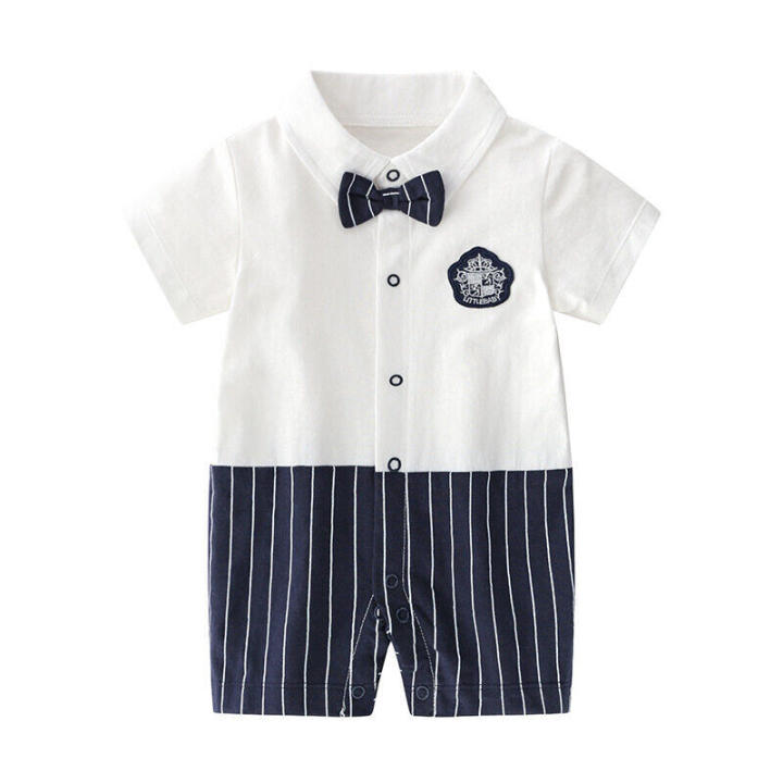 Newborn%20Romper%20Baby%20Boys%20Summer%20Clothes%20Infant%20Boy%20Gentleman%20Rompers%20Baby%20Cotton%20Soft%20Clothing%20-%20Image%205