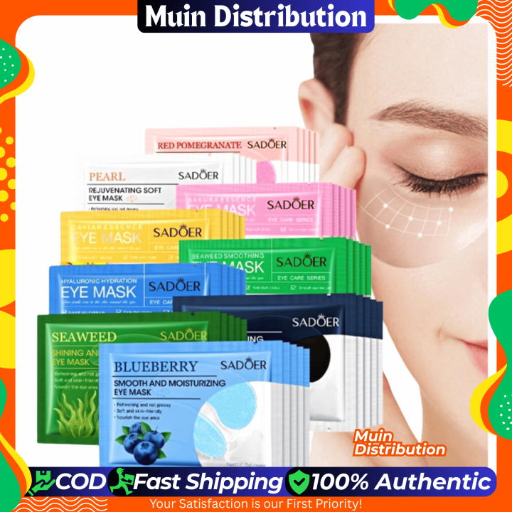 〽️ SADOER Eye Mask Facial Moisturizing Eye Mask Brightening Soothing Eye Face Skin Care Eye Mask