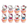 【No-Questions-Asked Refund】 Cute Sanrio Hello Kitty Birthday Party Decoration Supply Cake Topper Insert Set Balloons Disposable Tableware Kids Gifts Party. 