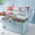 Art Student Storage Box Medicine Box Household Large Capacity Medical Emergency Storage Box Family Pack Suitcase. 