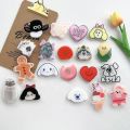 Korean Cute Clear Acrylic Grip Tok Phone Holder Facial Mask Flower Heart Smartphone Ring Griptok Universal Cartoon Pocket Socket. 