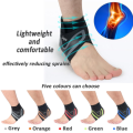 Nylon Ankle Support Brace, Breathable Plantar Fasciitis Sock With Arch Support Compression Ankle Brace Foot Strap Guard Foot Brace For Sprained Ankle - Dhaka Glory.