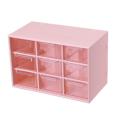 Drawers Storage Cabinet Organiser,Desktop Organizer with 9 Grad Mini Transparent Cabinets Drawers,Plastic Jewelry Box/Cosmetic. 