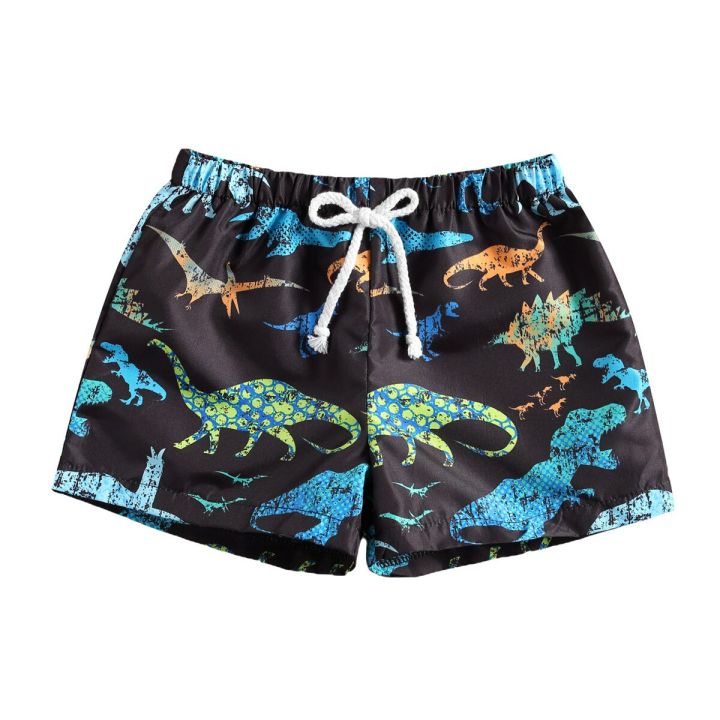 2021%20Summer%20Kids%20Baby%20Boy%20Beach%20Shorts%200-4Y%20Toddler%20Dinosaur/Leaf/Tortoise%20Print%20Drawstring%20Shorts%20Bottom%20Holiday%20Beach%20Swimwear%20-%20Image%207