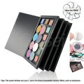 Coosei Book Shaped New Extra Large Magnetic Eyeshadow Pallete 3/4 Layers EMPTY Big Makeup Palette Storage Box 60pcs 36mm Shadows Vnce Lncei. 