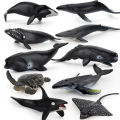 Mini Sea Action Figure Dolphin Shark Whale Turtle Marine Creatures Model Ornaments Gifts For Boys Girls. 
