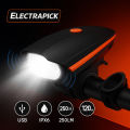 Bike Electronic Bell Horn MTB 6 Sound Bike Bicycle Cylcing Loud Electronic Siren Horn Bell Ring Alarm Speaker Ultra-loud Electronic Bicycle Bell Bike Horn Siren.