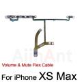 Original Volume Buttons Mute NFC Wireless Charging FlashLight Power Flex Cable For iPhone X XR Xs Max Phone Parts.
