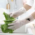 Waterproof Food grade gloves rubber latex dish washing kitchen Glooves window cleaning durable housework chores kits - Hand Gloves. 