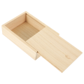Wood Box Wood Packing Box Wood Storage Case Sliding Lid Wood Storage Box for Jewelry Seal. 