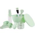 Diy Facemask Mixing Tool Kit With Big Volume  Bowl Spatula Brush Spray Bottle Puff Soaking Bottle Gauges Pack Of 9 - Makeup Brush Set. 