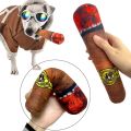 Pet Funny Toys Cigar Big Smoke Plush Sound Squeak Cigarettes Toys Dog Chew Molar Interactive Game Bite Resistant Pet Toy.