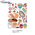 Cartoon Wall Sticker Self-adhesive Mini Handcraft Wall Stickers. 