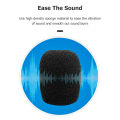 DoomHot 10PCS Microphone Covers Microphone Windscreen Sponge Cover Headset Mic Foam Cover Protective Cap for Gooseneck Meeting Mic.