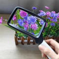 Square Hand- Foldable Magnifying Glass with LED Lighting. 
