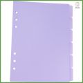 Separator Page Notepad Dividers Notebook Tab Label Binder 6 Pcs dachwanli.