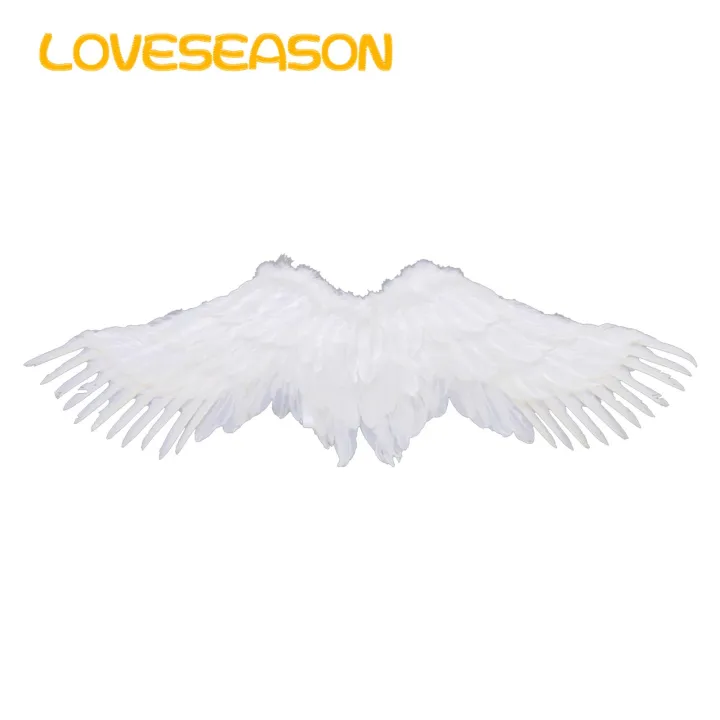 Mystery Wing Decoration Handmade Feather Angel Wings for Men Women Cosplay Costume Halloween Party Stage Show Accessory Handmade Feather Wings