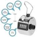 Metal Tasbih Tally Counter Manual Mechanical Clicker Tasbeeh with Finger Ring - Dhaka Shopping Zone.