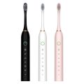 Sonic Electric Automatic Toothbrush with Travel Case Soft Bristles IPX7 Waterproof Rechargeable Oral 8 and 4 Brush Heads Adults. 
