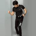Black Cotton Combo T-Shirt & trouser Pant For Man-Black T-shirt and Pant for men. 