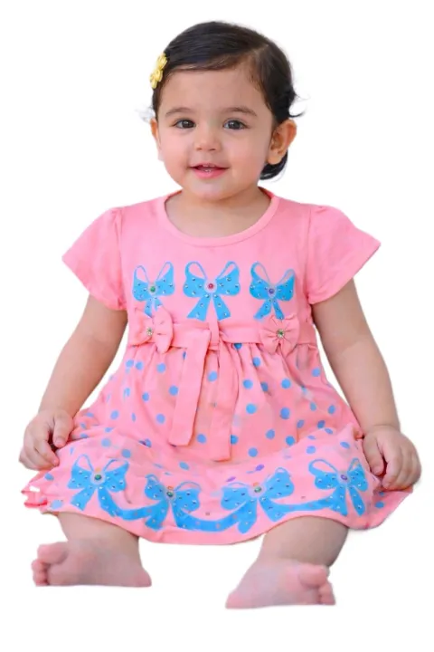 stylish%201%20Pieces%20Baby%20Girls%20Frock%20without%20Pant.%20Summer%20Collection%20Baby%20Girl%20Summer%20Floral%20Dress%20-%20Image%202