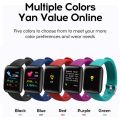 116 Plus Smart Watch Fitness Bracelet Heart Rate Blood Pressure Watch Smart Wristband Sports Watches Smart Waterproof Smartwatch.