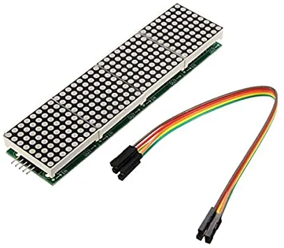 MAX7219%20MAX-7219%207219%20RED%20Dot%20Matrix%20Module%204%20In%201%208x8%20Dot%20Microcontroller%20Line%20Display%20With%205%20Pin%20Cables%20For%20Interfacing%20Arduino%20Electronics%20Circuitry%20&%20Parts%20-%20Image%203