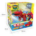 Newest Min Gogo Dino ABS Deformation Car/Airplane Action Figures REX/PING/VIKI/TOMO Transformation Dinosaur toys for Kids Gift.