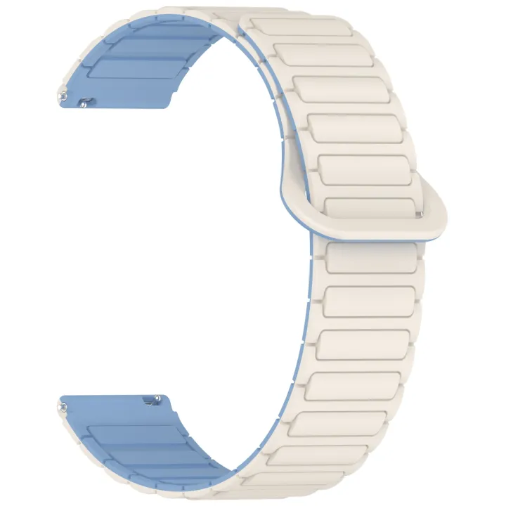 (NEW)%20Two%20Color%20Magnetic%20Buckle%20Silicone%20Watch%20Band%20For%20Redmi%20Watch%205%20Active%20-%20Image%203