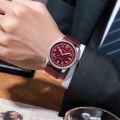 OCHSTIN Brand Fashion Business Luxury Leather Strap Automatic Mechanical Men's Watch.